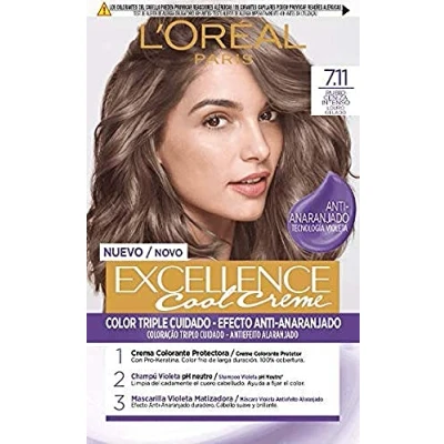 Abbildung von L&#039;Oréal Paris Excellence Cool Creme Tinte Permanente Tono 7.11 Rubio Ceniza Intenso