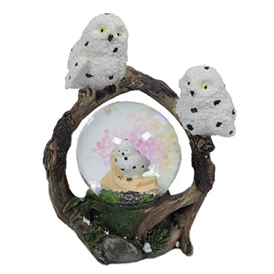 Abbildung von PIA International Glitzerkugel Schneeeule Schneekugel Tier Tiere Vogel Vögel Schneekugeln Eule