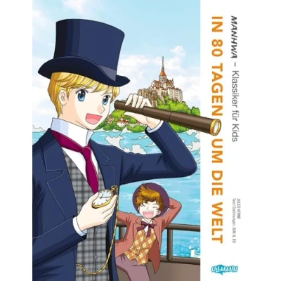 Abbildung von Manhwa Klassiker für Kids In 80 Tagen um die Welt: Jules Vernes Abenteuerklassiker als Kinder