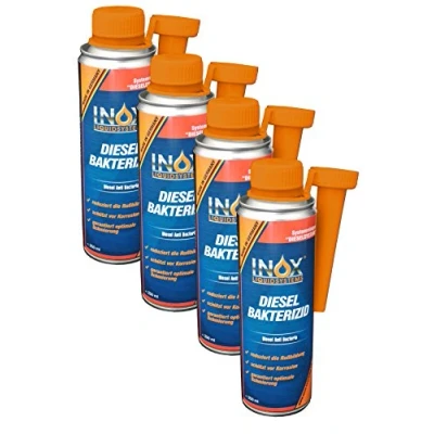 Abbildung von INOX® Diesel Bakterizid, 4 x 250ml Additiv Desinfektion für Dieselsystem, Auto und Heizölsysteme
