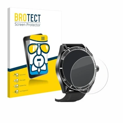 Abbildung von BROTECT Schutzglas für Yuede Smartwatch 1.43&quot; (rund) Schutzfolie Panzer Folie Glas [Extrem Kratzfest 9H, Anti Fingerprint, Ultra Transparent]
