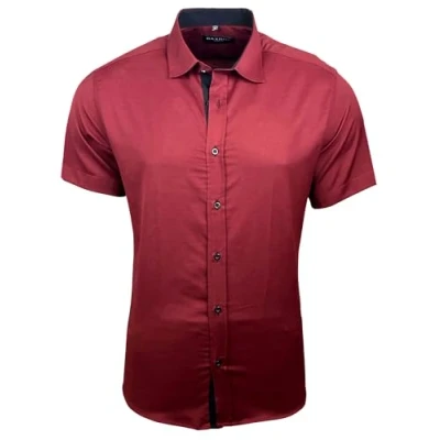 Abbildung von Baxboy Kurzarmhemd Herren Hemd Bügelleichtes Slim Fit Kentkragen Uni