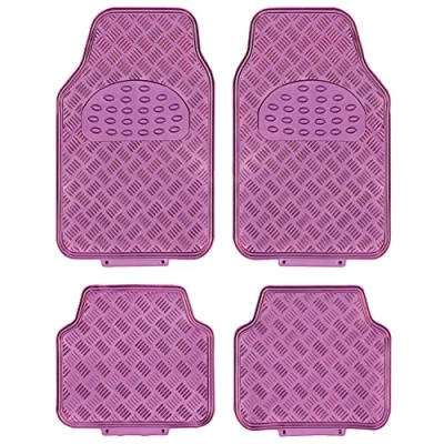 Abbildung von Sumex APA60PK Automatten, Gummi, Aluminium Look, Rosa (4 teilig)