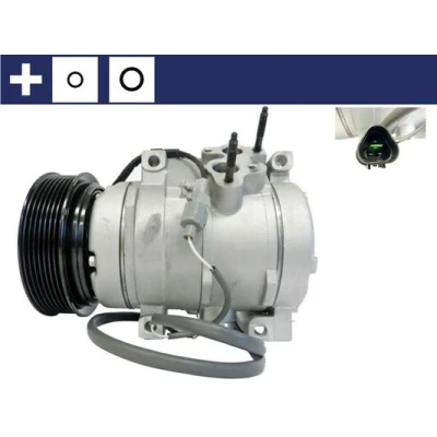 Abbildung von MAHLE ORIGINAL ACP 981 000S Kompressor 10S17C 12 PAG 46 R 134a mit Dichtring MITSUBISHI: PAJERO 3