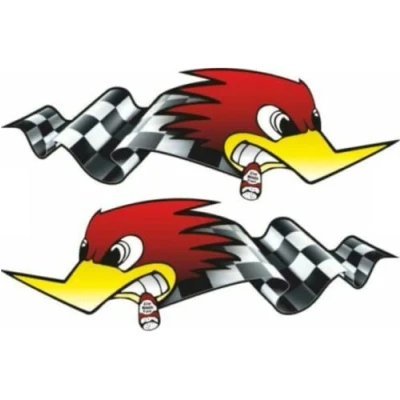 Abbildung von cut it folientechnik &amp; design 2X Horsepower Aufkleber 30x10cm Kult Sticker Hotrod Oldtimer US Car Muscle V8 Youngtimer Flagge Racing