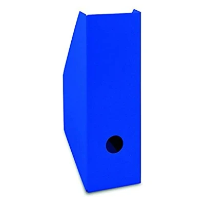 Abbildung von Landré Stehsammler A4, aus stabilem Karton 10,5cm breit, blau, 40 Stück