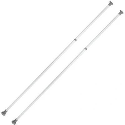Abbildung von WENKO Teleskopregal, (Set, 2 St.), Hauptstange ausziehbar vom 165 300 cm