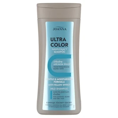 Abbildung von JOANNA Ultra Color Shampoo für Frauen Farbverstärkendes Neutralisierung von Unerwünschten Gelbtönen Erleichtert das Kämmen der Haare Kühles Blond 200 ml