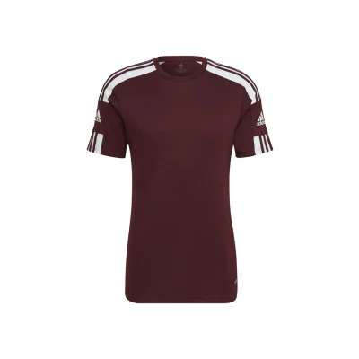 Abbildung von adidas Performance Squad 21 Tshirt print, Herren, Größe: XS, Team maroon/white