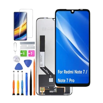 Abbildung von HLYGZX Ersatz Original Display für Xiaomi Redmi Note 7 / Pro LCD Bildschirm, M1901F7G M1901F7H M1901F7I M1901F7S Bildschirm Touch Digitizer Assembly Reparaturteile Kit