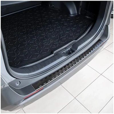 Abbildung von tuning art L371 Edelstahl Ladekantenschutz passend für Toyota RAV4 5 XA5 2019 , Farbe:Anthrazit