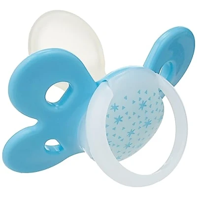 Abbildung von Chicco PhysioForma Comfort Schnuller 16 36 Monate, Babyschnuller mit Silikonsauger, unterstützt die physiologische Atmung und richtige Mundentwicklung, verschiedene Farben (Rosa/Blau), 1 Stück