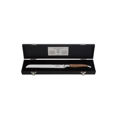 Abbildung von Laguiole Style de Vie Brotmesser Olivenholz in Geschenkbox