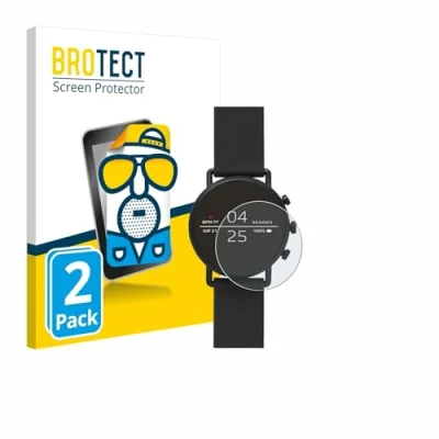 Abbildung von BROTECT Entspiegelungs Schutzfolie für Skagen Smartwatch Falster 2 (2 Stück) Matte Displayschutz Folie, Anti Reflex, Fingerprint