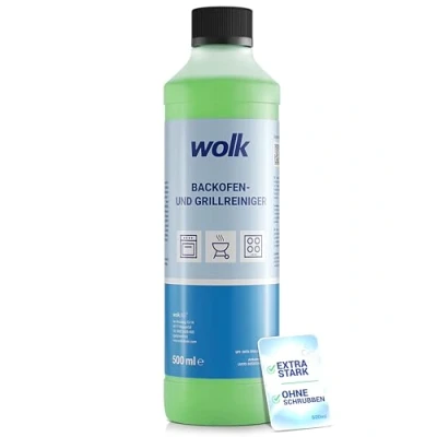Abbildung von Backofenreiniger &amp; Grillreiniger Gel Extra stark, 500 ml Selbstreinigend Fettlösend Ohne Aufheizen Gerüche Für Backofen und Grill
