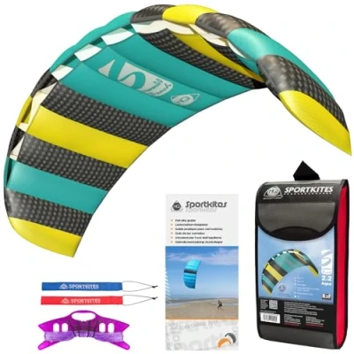 Abbildung von HQ Symphony Beach III 2.2 Aqua. Lenkmatte Lenkdrachen. ab 14 Jahren. 73x220cm