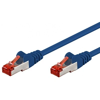Abbildung von goobay 93211 CAT 6 Patchkabel S/FTP (PiMF) 0,25m blau