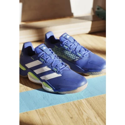 Abbildung von adidas Performance Stabil Volleyballschuh lucid blue cloud white lemon, Größe: 39 1/3, lemon Schuhe