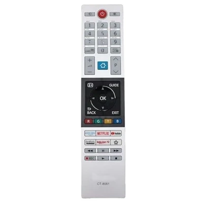 Abbildung von Ersatz Fernbedienung für Toshiba TV 49V6863DG 50UV2363DG 55QL5D63DAY 55UV2363DG