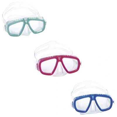 Abbildung von Bestway 22011, Kinder, Vollgesichtsmaske, Polycarbonat, Blau, Rot, Türkis, 3 Jahr(e), 6 Jahr(e)