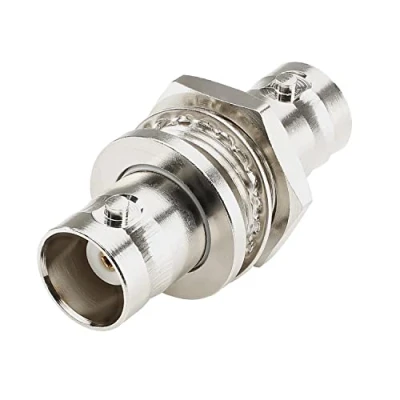 Abbildung von Hicon BNC Patch Einbaubuchse/Kupplung 50 Ohm mit Gewinde 1/2&quot; 2 pol Adapter weiblich FP50