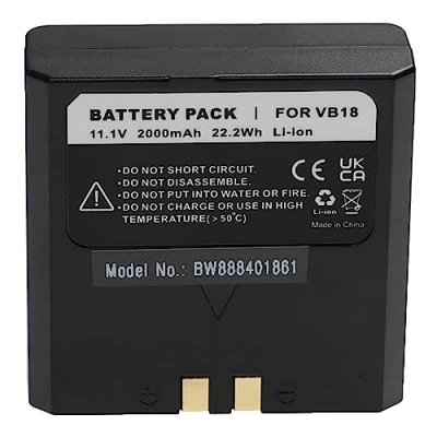 Abbildung von vhbw Akku Ersatz für Godox VB18, VB19 Blitzgerät, Kamera Blitz (2000mAh, 11,1V, Li Ion)