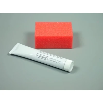 Abbildung von CABRIODOC Cabrio Verdeck PVC Kunststoff Heckscheibe Politur Pflege Set