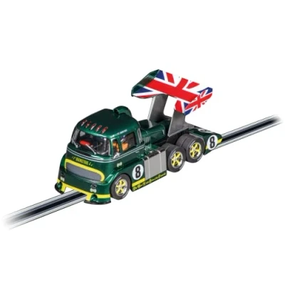 Abbildung von Carrera® Rennbahn Auto Carrera 20031093 DIGITAL 132 Racetruck Cabover &quot;British Racing Green
