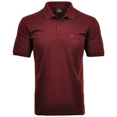 Abbildung von Ragman Poloshirt, Herren, Größe: 3XL, Rot