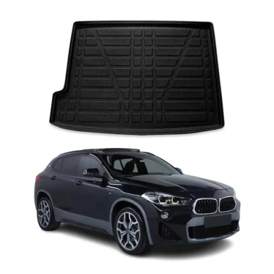 Abbildung von Kofferraumwanne Laderaumwanne kompatibel mit BMW X2 F39 2018 2023 Gummi TPE Schwarz