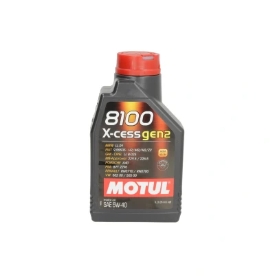 Abbildung von Motul 8100 X CESS GEN2 5W 40 1l Motoröl 109774 BMW: 3 Limousine, Touring, 4 Gran Coupe, MERCEDES BENZ: C Klasse Sportcoupe
