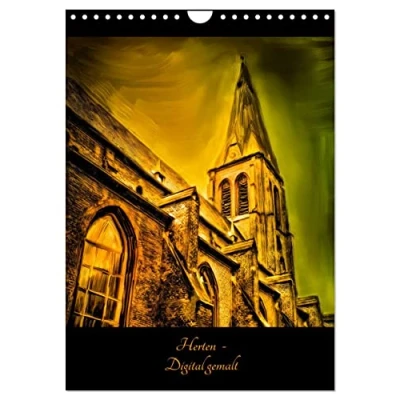 Abbildung von Herten Digital gemalt (Wandkalender 2025 DIN A4 hoch), CALVENDO Monatskalender
