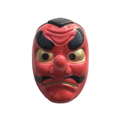 Abbildung von Japan 3D Tengu Maske Kühlschrank Magnet Harz Reise Souvenirs, handgemachte Home &amp; Küche Dekoration Sammlung Geschenk