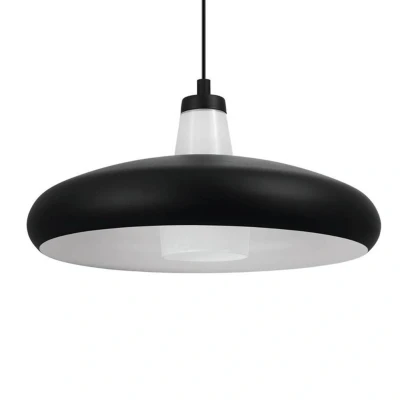 Abbildung von Eglo 99032 Hängeleuchte TABANERA C schwarz / weiß H:110 Ø:44,5cm dimmbar mit Connect Funktion