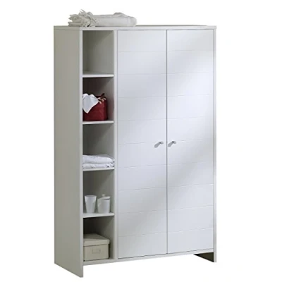 Abbildung von Schardt Eco Stripe 2 türiger Kleiderschrank mit Seitenregal