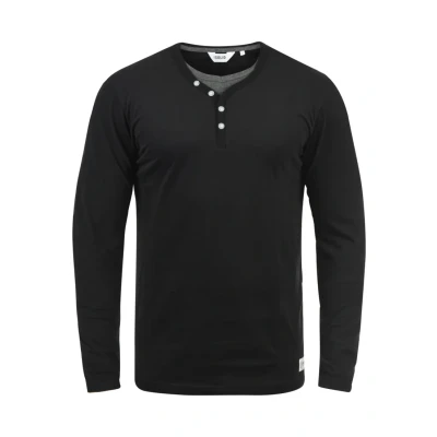 Abbildung von Solid Doriano Langarmshirt, Herren, Größe: Medium, Black