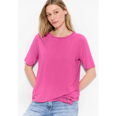 Abbildung von Cecil Tshirt basic, Damen, Größe: XL, Pink