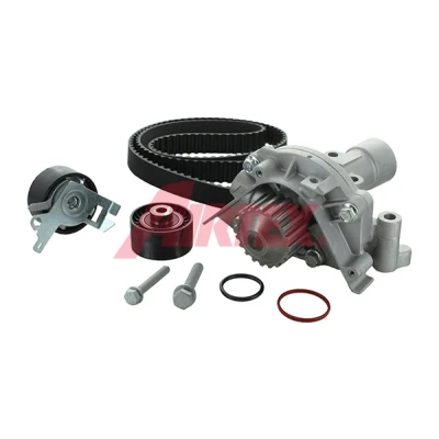 Abbildung von AIRTEX WPK 185701 Wasserpumpe + Zahnriemensatz PEUGEOT: 206 Schrägheck, 307 SW, CITROËN: C8, C4 I Xsara Picasso