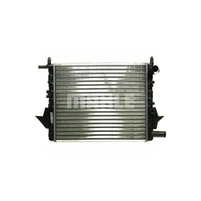 Abbildung von MAHLE ORIGINAL CR 614 000P Kühler, Motorkühlung für Fahrzeuge ohne Klimaanlage 430 377 28 Kühlrippen mechanisch gefügt RENAULT: TWINGO 1