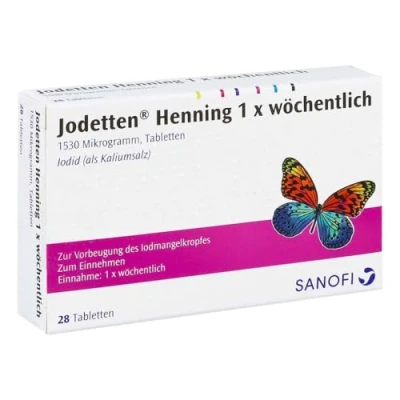 Abbildung von Jodetten Henning Tabletten 1 x wöchentlich 28 St