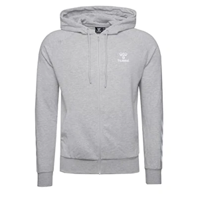 Abbildung von Hummel Lifestyle Sweatjacke, Herren, Größe: Small, Grey melange