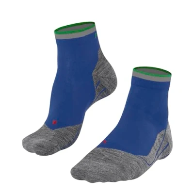Abbildung von FALKE Herren Laufsocken RU4 Endurance Short Reflect M SSO Baumwolle Funktionsmaterial antiblasen 1 Paar, Blau (Yve 6714), 42 43