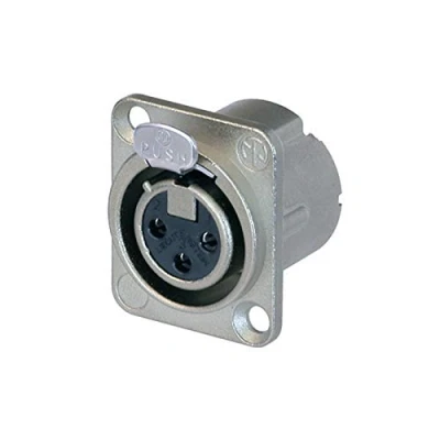 Abbildung von Neutrik NC3FD LX, Chassisbuchse, Einbaubuchse, Hochwertige Verbindung für Audio und Videogeräte