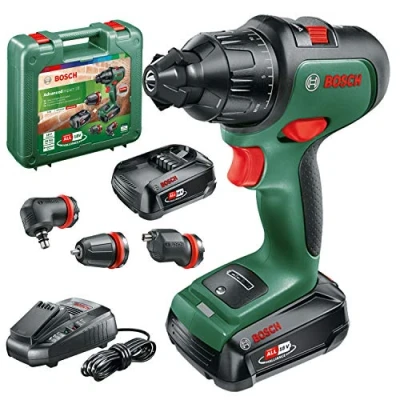 Abbildung von Bosch Home &amp; Garden Akku Schlagbohrschrauber &quot;AdvancedImpact 18&quot;, mit 2 Akkus und Ladegerät
