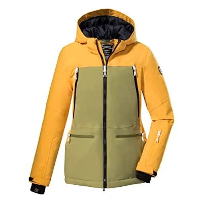 Abbildung von Killtec (KILAH) Mädchen Ksw 175 Grls Jckt Skijacke Funktionsjacke mit Kapuze und Schneefang, Grün, 152 EU