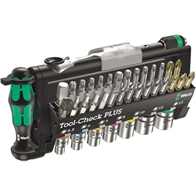 Abbildung von Wera Bit Set, 39 St., Sortiment 39tlg. Tool Check+