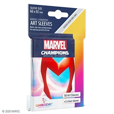 Abbildung von Gamegenic, Marvel Champions Sleeves Scarlet Witch, Sleeve color code: Gray