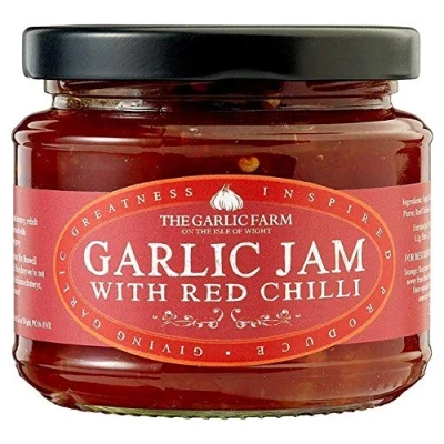 Abbildung von The Garlic Farm Knoblauchmarmelade mit roter Chili, 240 g