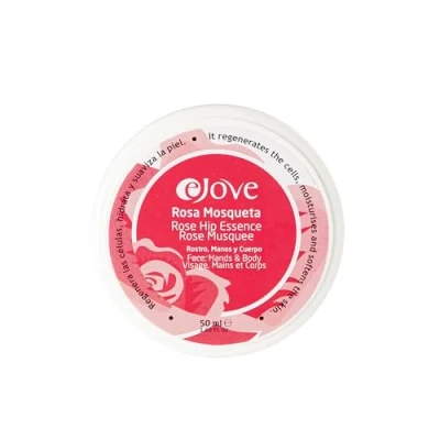 Abbildung von Ejove Rosen Karabiner Handcreme 50 ml Feuchtigkeitsspendende Handpflege mit Rosenduft Regenerierende Creme für empfindliche und trockene Hände Beruhigende Hautpflege Rosenextrakt