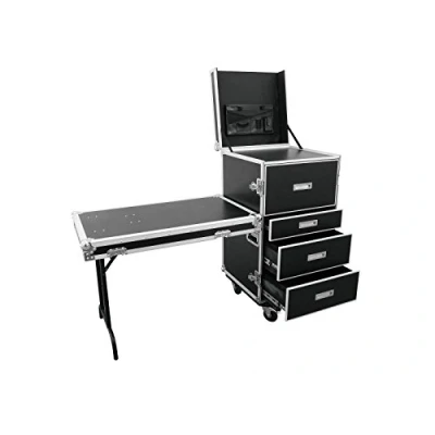 Abbildung von ROADINGER Universal Schubladen Case WDS 1 mit Rollen Flightcase integriertem Tisch